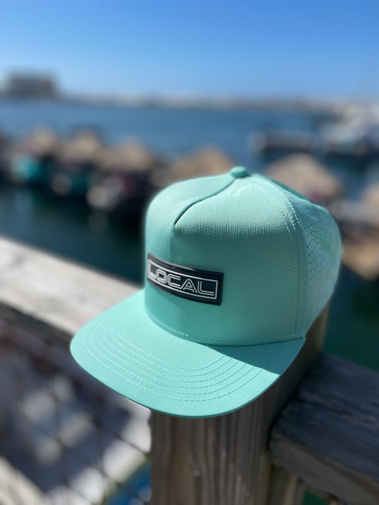 Ocean Front Lasermesh Snapback - 6 Panel