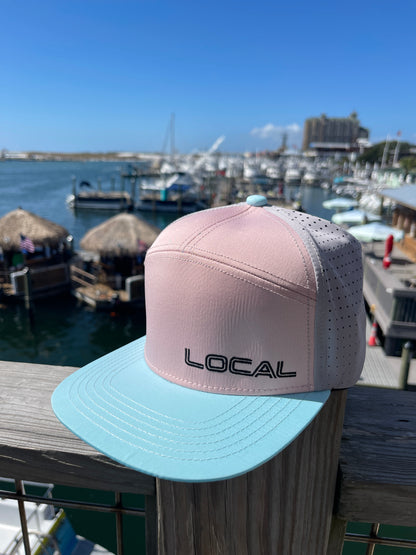 Coastal Breeze Lasermesh Snapback - 7 Panel